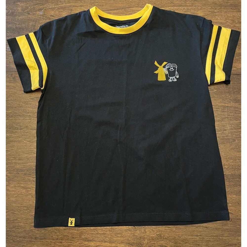 Dutch Bros Coffee T-shirt Black Short Sleeve Cotton Adult Size Small